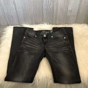 Seven7 Rocker Slim Dark Gray Women’s Jeans